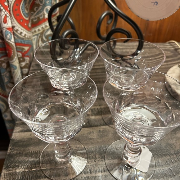 Vintage Fostoria Dolly Madison high sherbet or champagne SET OF 4 - Picture 2 of 5